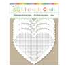 Perforated Pinking Heart Shapes - Waffle Flower Crafts
