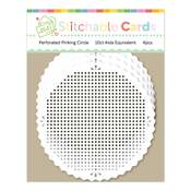 Perforated Pinking Circle Shapes - Waffle Flower Crafts