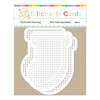 Perforated Christmas Stocking Shapes - Waffle Flower Crafts