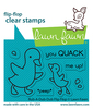 Rub-A-Dub-Dub Flip-Flop Clear Stamps - Lawn Fawn