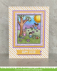 Spring Window Scene Clear Stamps - Lawn Fawn