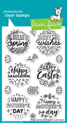 Magic Spring Messages Clear Stamps - Lawn Fawn