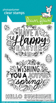 Giant Easter Message Clear Stamps - Lawn Fawn