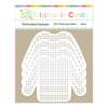 Perforated Sweater Shapes - Waffle Flower Crafts