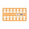 SC Project Card Orange - Waffle Flower Crafts