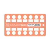 SC Project Card Peachy Orange - Waffle Flower Crafts