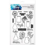 Sketched Florals Simon Hurley Clear Stamps- Simon Hurley create. - Ranger
