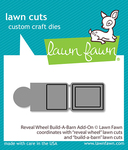 Reveal Wheel Build-A-Barn Add-On Lawn Cuts - Lawn Fawn