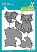 Foxy Family Lawn Cuts - Lawn Fawn