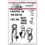 Great Things Ahead Cling Stamps - Dina Wakley