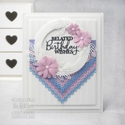 Noble Collection - Scalloped Squares - Creative Expressions Craft Dies By Sue Wilson