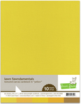 Yellow 8.5 x 11 Textured Canvas Cardstock Ten Pack - Lawn Fawn