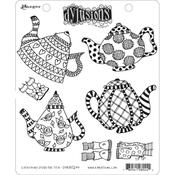 Everything Stops For Tea Dyan Reaveley's Dylusions Cling Stamp
