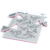 Botanicals and Butterflies Cling Stamp - Pinkfresh Studio
