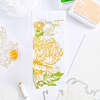 Chrysanthemum Slimline stamp - Pinkfresh Studio