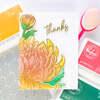 Chrysanthemum Slimline Layering Stencil - Pinkfresh Studio