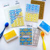 Geo Tiles layering Stencil - Pinkfresh Studio