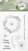 Nr. 159, Building A Wreath - Studio Light Winter Garden Clear Stamp
