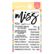 Oversized Miss Stamp Set - Waffle Flower Crafts