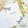 Dragonfly 4x6 Stamp Set - Honey Bee Stamps