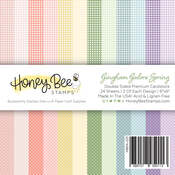 Gingham Galore: Spring Paper Pad 6x6 - Honey Bee Stamps