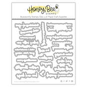 Get Well Soon Honey Cuts Dies - Honey Bee Stamps