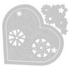 Blooming Heart Framelits Dies & Stamps - Sizzix