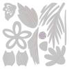 Bohemian Florals Thinlits Dies - Sizzix