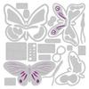 Patterned Butterflies Thinlits Dies - Sizzix