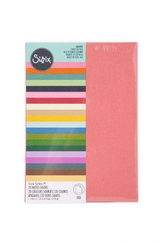 Sizzix 20 Muted Color Cardstock Paper Pack • Price »