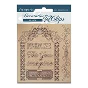 Promise For You Decorative Chips - Romantic Garden of Promises - Stamperia