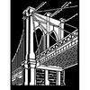 Brooklyn Bridge Stencil - Sir Vagabond Aviator - Stamperia
