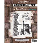 New York City Mixed Media Stamp - Sir Vagabond Aviator - Stamperia