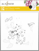 Paint-A-Flower: Camellia Simple Coloring Stencil Set 3 in 1 - Altenew