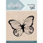 Pretty Butterfly Flowers Butterfly Stamp - Find It Trading