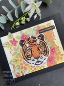 Tiger Blooms - Creative Expressions Paper Cuts Craft Dies