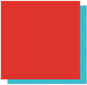 Red - Teal Paper - Bow Wow & Meow - Photoplay