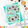 Daisy - April Birth Flower Stamp Set - Waffle Flower Crafts