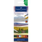 Tuscany - Faber-Castell Goldfaber Dual Ended Aqua Marker Set 6/Pkg