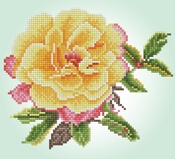 Watercolour Rose - Diamond Dotz Simply Dotz Diamond Art Kit 9.8"X9"