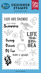 Oceans Of Fun Stamp Set - Sea Life - Echo Park