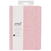 Point Planner Pink Floral Dot Grid Bound Planner - American Crafts