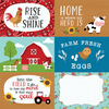 6x4 Journaling Cards Paper - Fun on the Farm - Echo Park