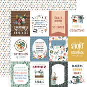 3x4 Journaling Cards Paper - Let's Create - Echo Park