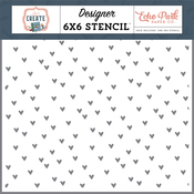 Made With Love Stencil - Let's Create - Echo Park - PRE ORDER