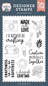 I Heart Crafting Stamp Set - Let's Create - Echo Park