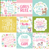 4x4 Journaling Cards Paper - All About A Girl - Echo Park