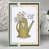 Friendship Watering Can - Creative Expressions 6"X4" Clear Stamp Set By Sam Poole