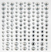 Clear - Craft Consortium Essential Adhesive Rhinestone Gems 143/Pkg