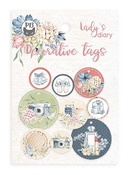 #01 Cardstock Tags - Lady's Diary - P13